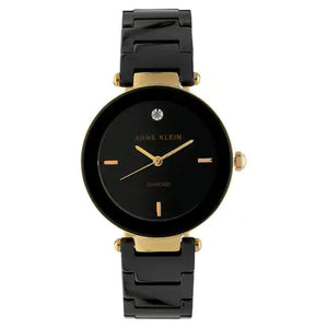 Anne Klein Ceramics Black Dial Women 33mm