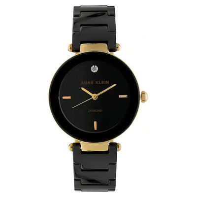 Anne Klein Ceramics Black Dial Women 33mm