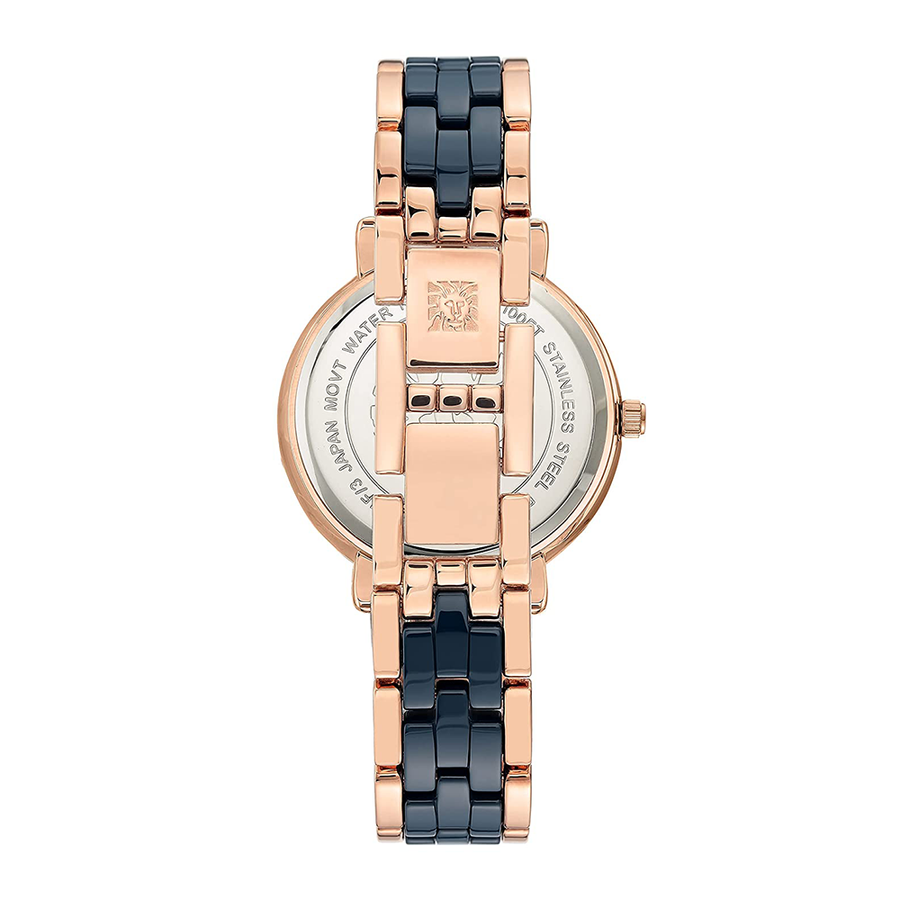 Anne Klein Ceramics Blue Dial Women 41.9mm
