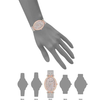 Anne Klein Ceramics Brown Dial Women 31mm
