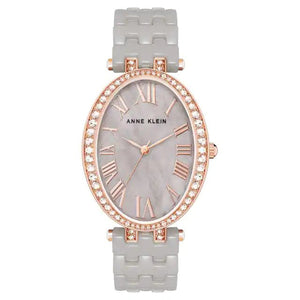 Anne Klein Ceramics Brown Dial Women 31mm