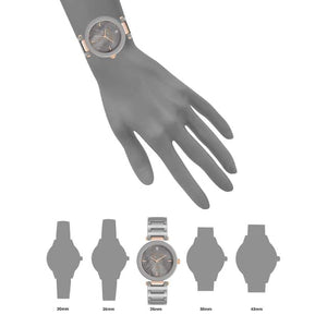Anne Klein Ceramics Grey Dial Women 33mm