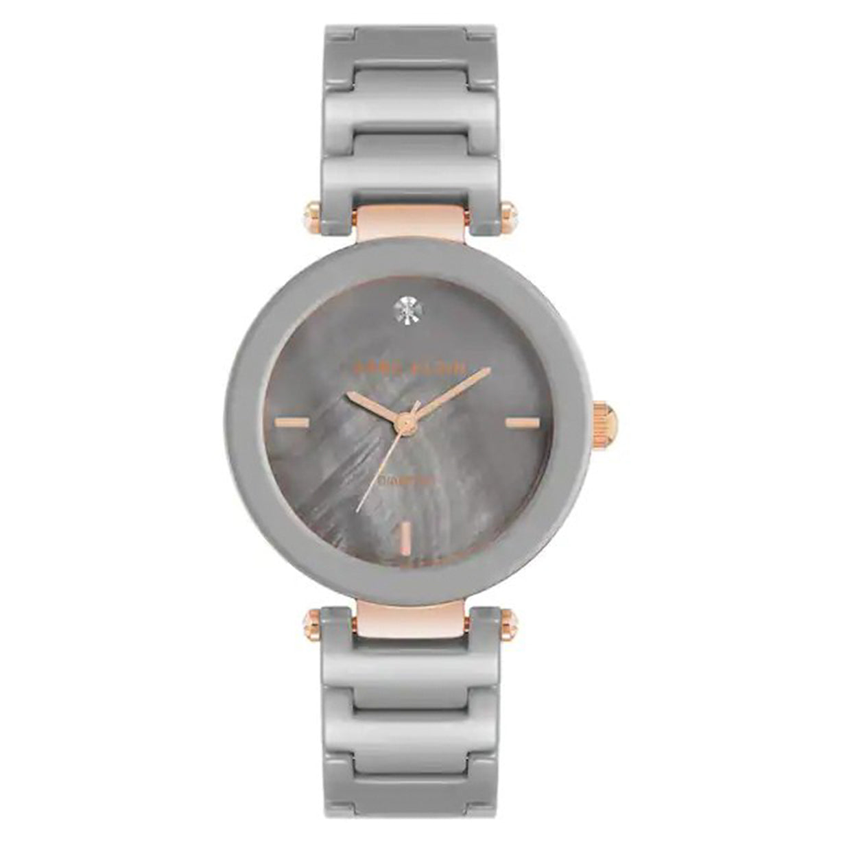 Anne Klein Ceramics Grey Dial Women 33mm