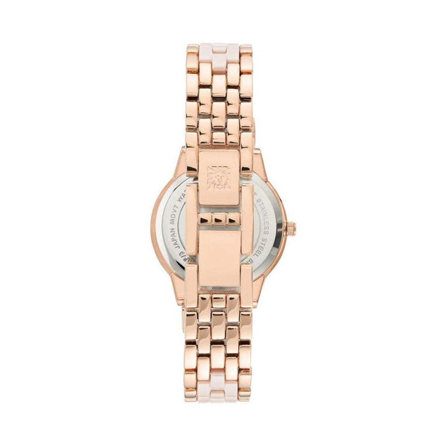 Anne Klein Ceramics Rose Gold Dial Women 38mm