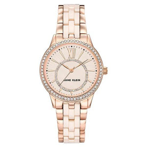 Anne Klein Ceramics Rose Gold Dial Women 38mm