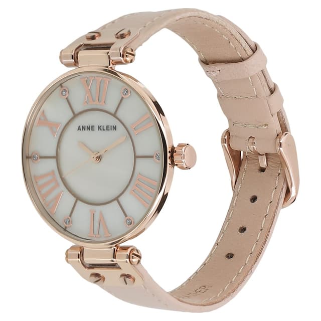 Anne Klein Ceramics White Dial Women 34mm