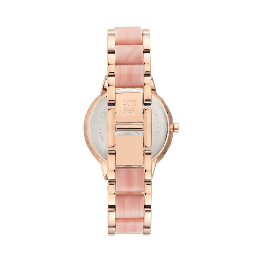 Anne Klein Trend Pink Dial Women 43mm
