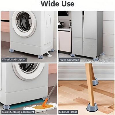 Anti-Vibration Washing Machine Pads - Pack of 4 Pieces