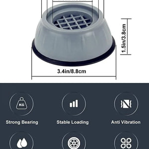 Anti-Vibration Washing Machine Pads - Pack of 4 Pieces