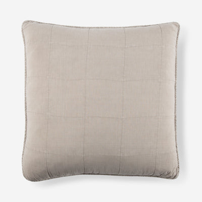 Antwerp Large Quilted Euro Sham by Pom Pom at Home