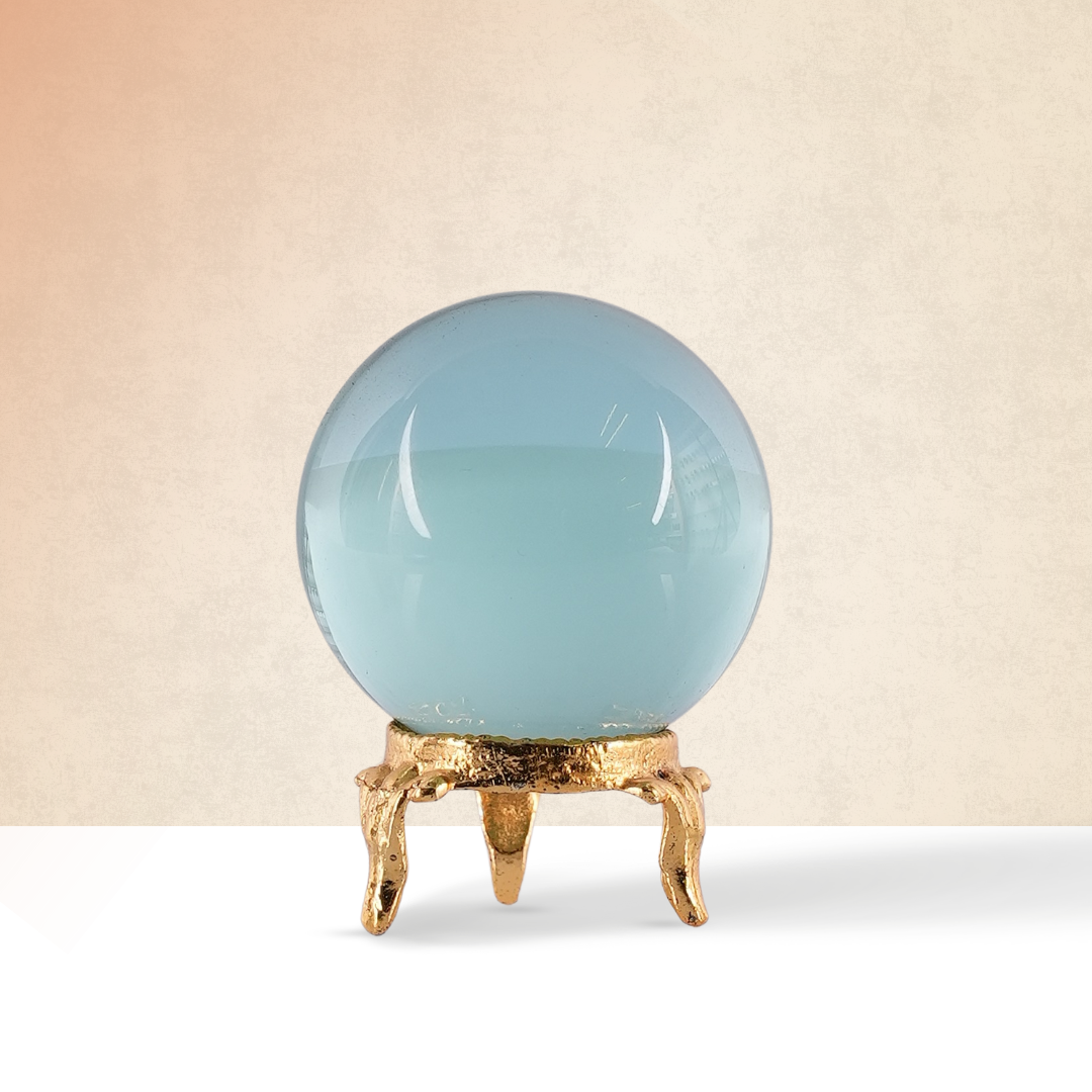 Aqua Obsidian Sphere/Ball