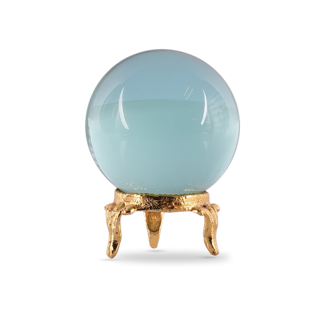 Aqua Obsidian Sphere/Ball