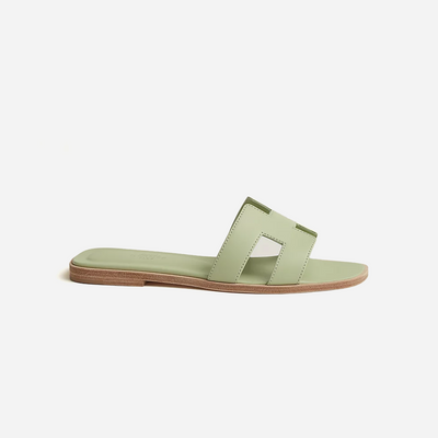 Hermes Oran sandal Vert De Mer