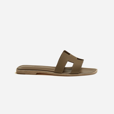 Hermes Oran sandal Étoupe