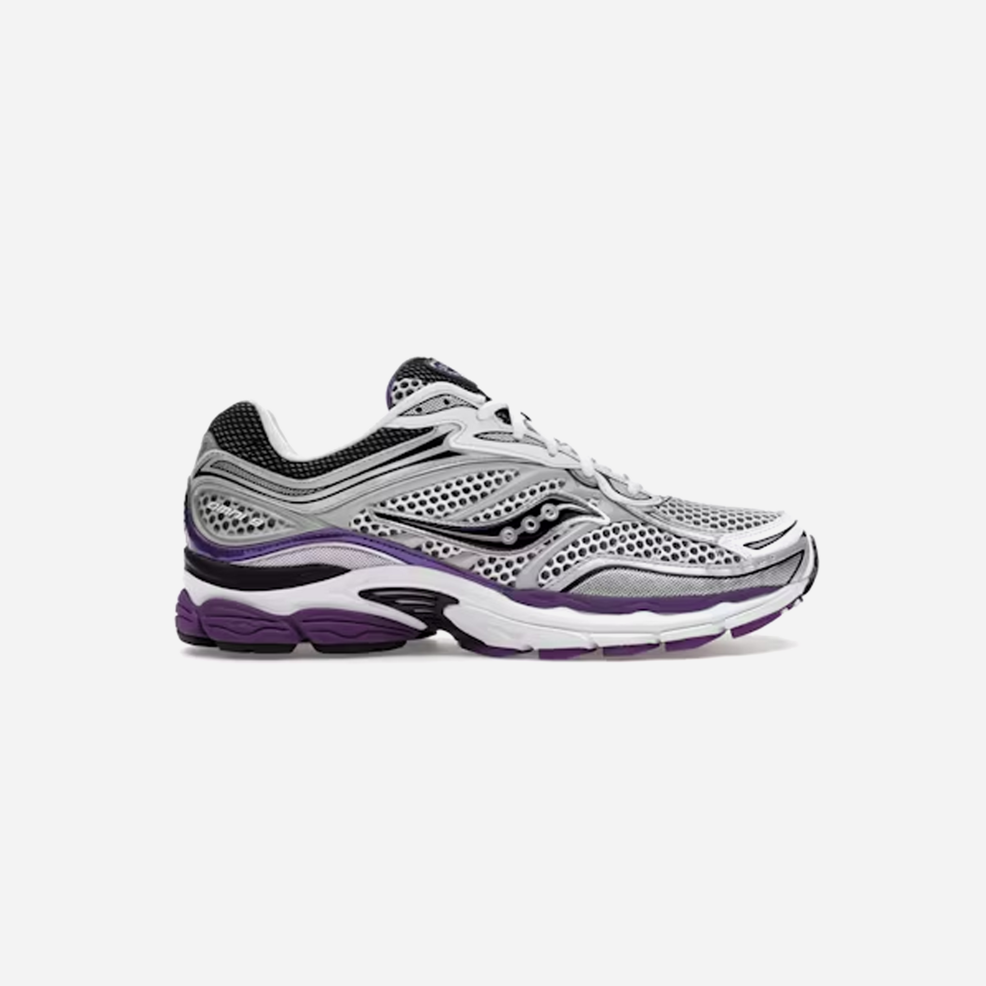 Saucony ProGrid Omni 9 White Black Silver Purple