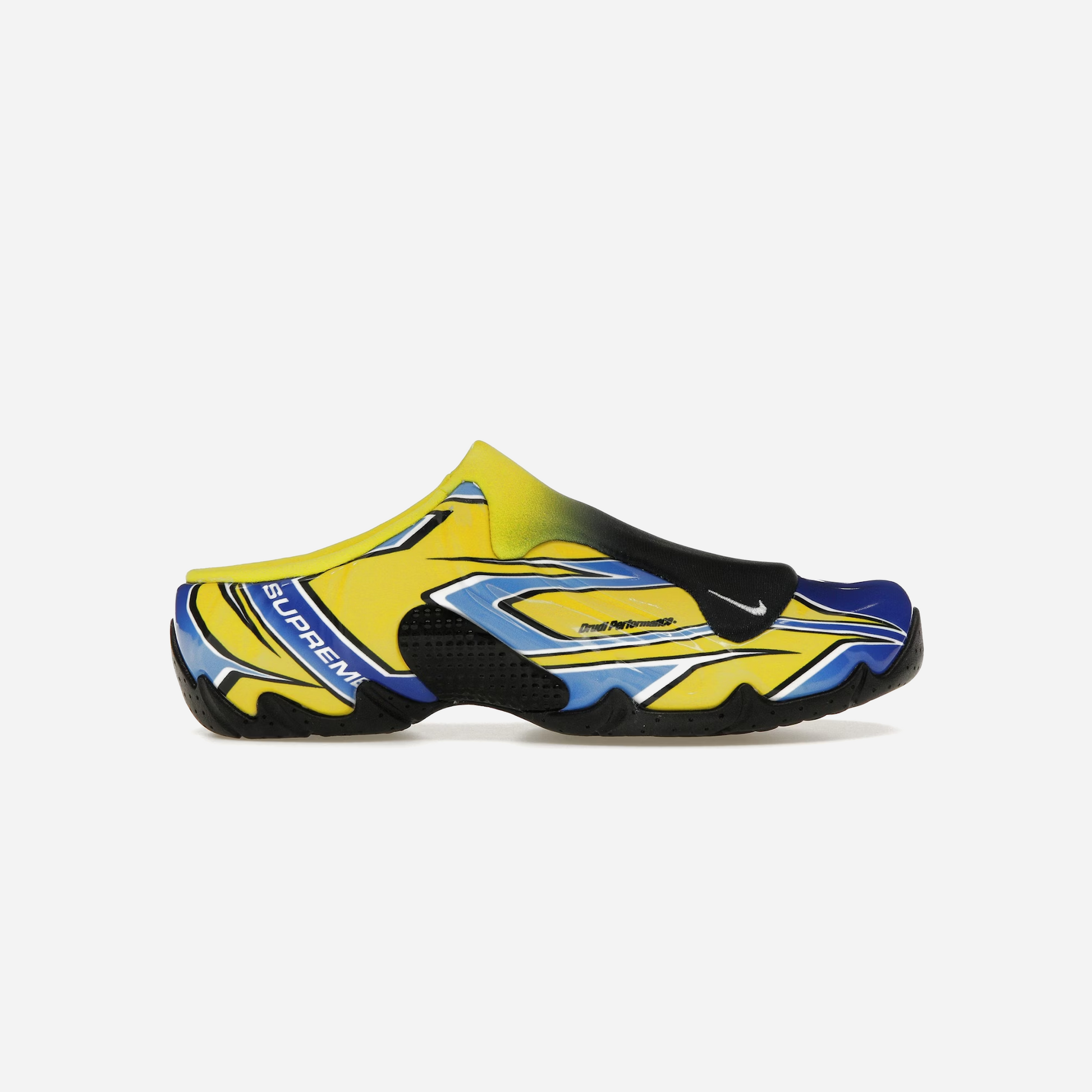 Nike X Supreme Clogposite Opti Yellow Blue