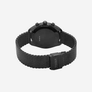 Tissot PR 100 Chronograph Black Dial Two-Tone Bracelet 41mm