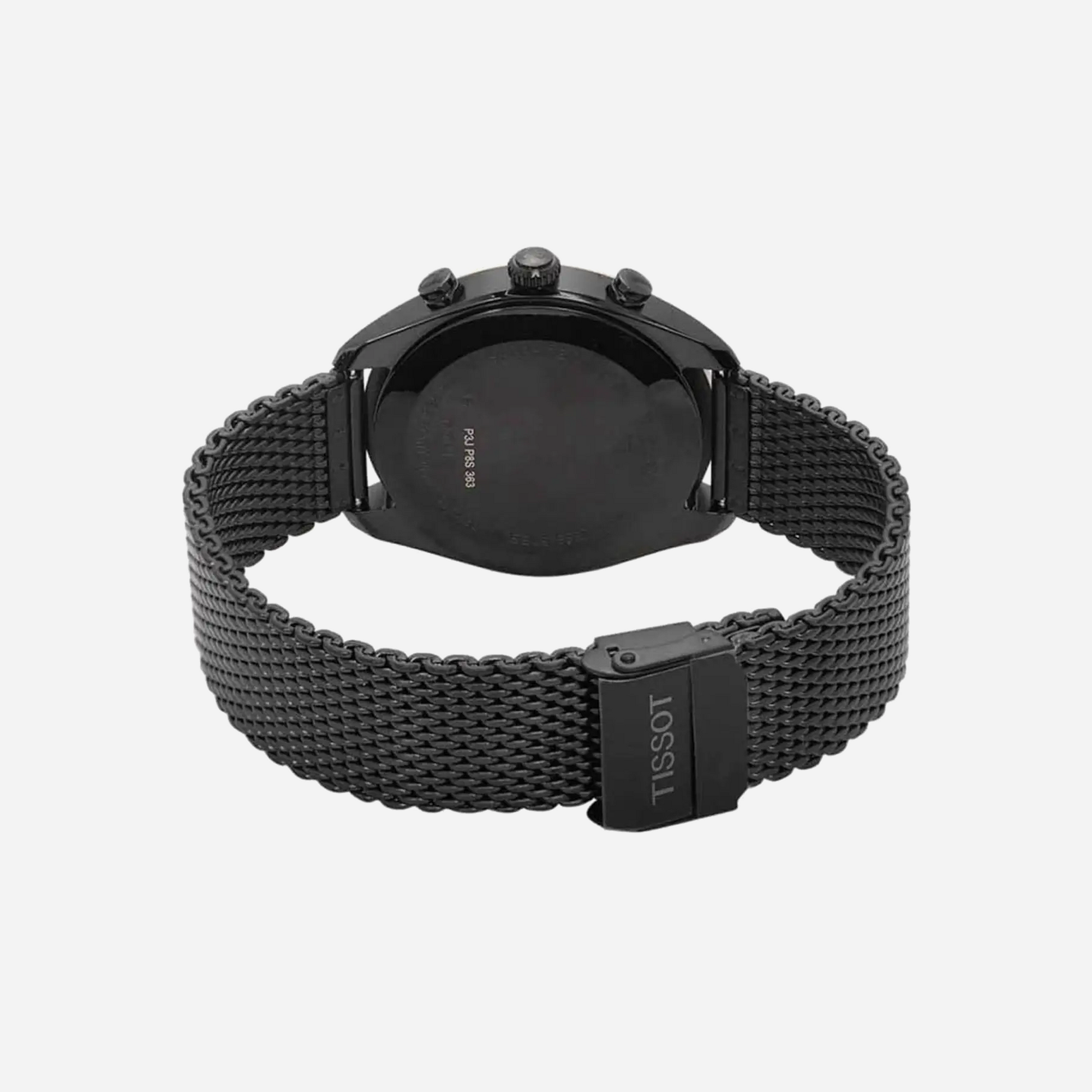 Tissot PR 100 Chronograph Black Dial Two-Tone Bracelet 41mm