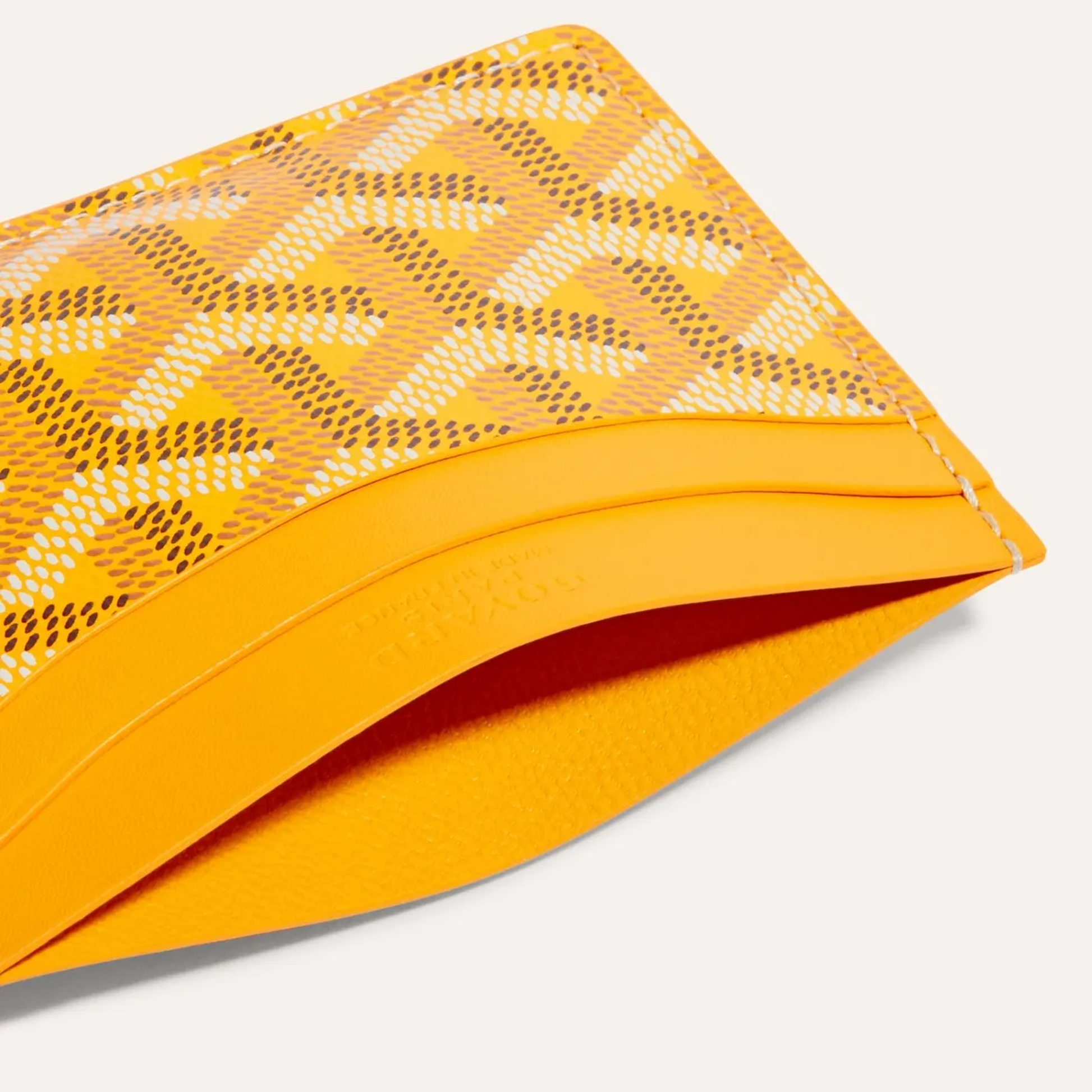 Goyard Saint-Sulpice Card Wallet Yellow