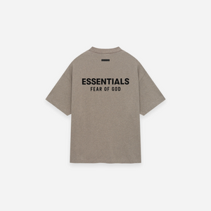 Fear Of God Essentials SS25 Jersey Crewneck T-Shirt Heather Grey