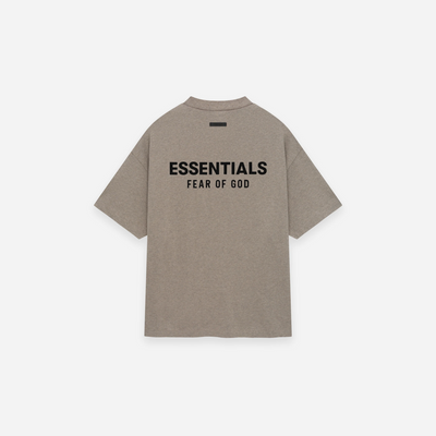 Fear Of God Essentials SS25 Jersey Crewneck T-Shirt Heather Grey