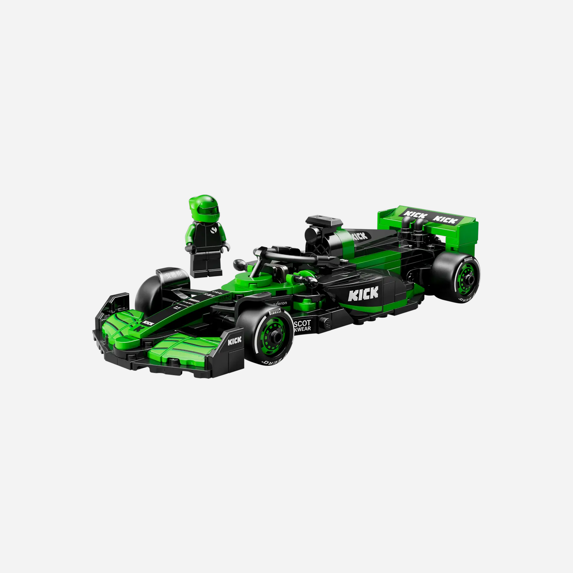 LEGO X F1 KICK Sauber F1 Team C44 Race Car