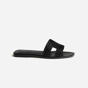 Hermes Oran sandal Noir