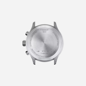 Tissot Chrono XL Anthracite Dial Black Leather Strap 45mm