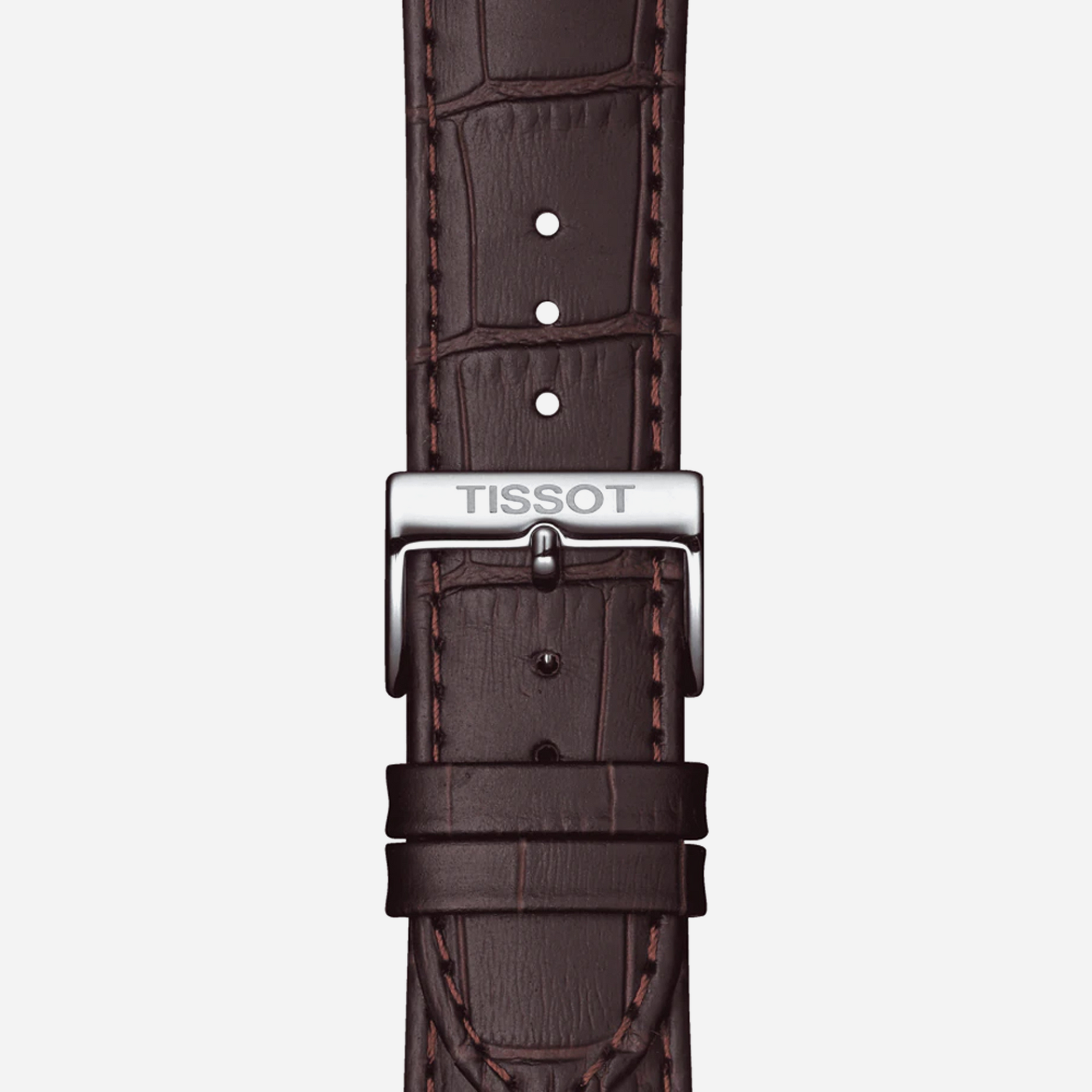 Tissot Classic Dream Quartz White Dial 42mm Leather Strap Watch