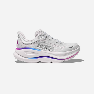 Hoka Bondi 9 Cosmic Grey White Regular WMNS