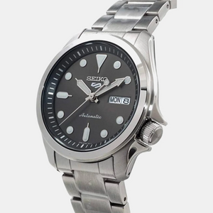 Seiko New 5 Sports Black Analog Stainless Steel Automatic Watch SRPE51K1 Men's
