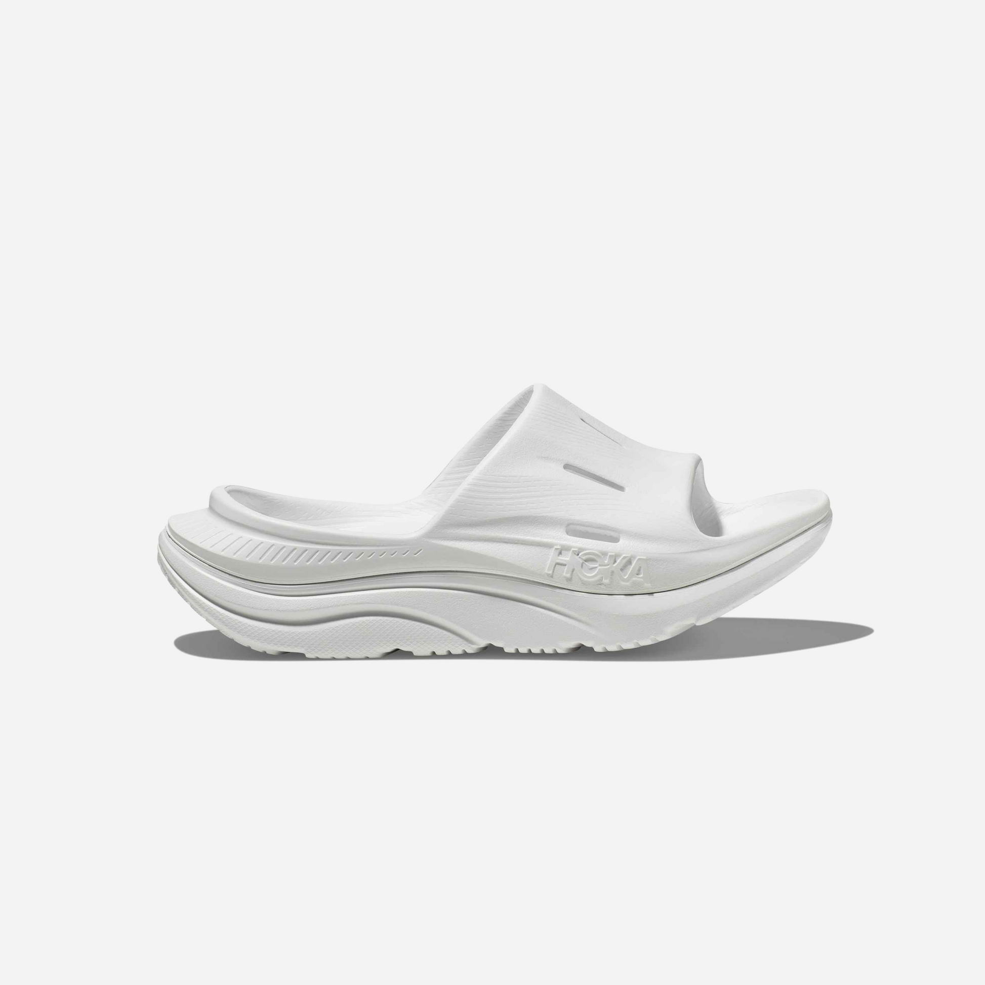 Hoka Ora Recovery Slide 3 White White
