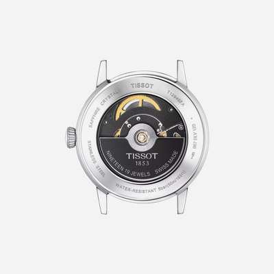 Tissot Classic Dream Swissmatic Black Dial 42mm Leather Strap Automatic Watch