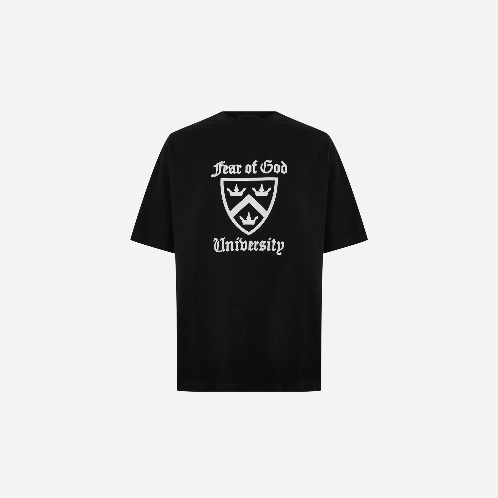 Fear of God Essentials University Big Logo Tee Black
