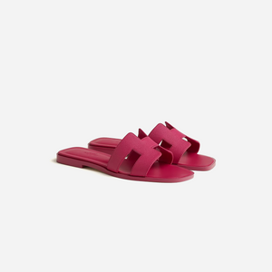 Hermes Oran sandal Rose Bougainvillier