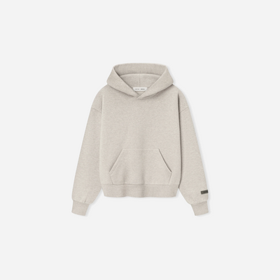 Fear Of God Essentials SS25 Womens Classic Fleece Hoodie- Heather Stone