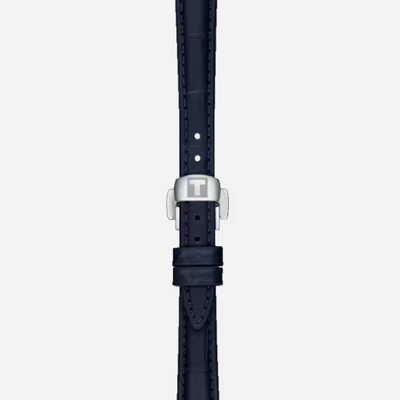 Tissot Desir Graded Silver-Blue Dial 28mm With Blue Leather Strap Watch