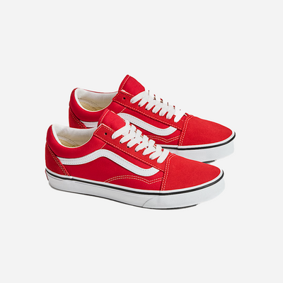 Vans Old Skool Shoe Racing Red / White