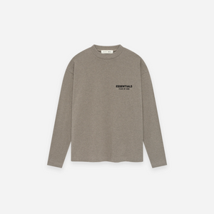 Fear Of God Essentials SS25 Classic Long Sleeve Tee Homestead Heather