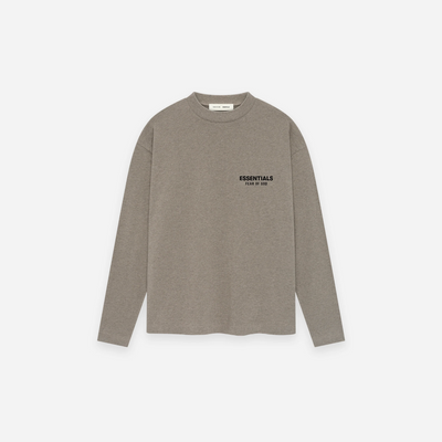 Fear Of God Essentials SS25 Classic Long Sleeve Tee Homestead Heather