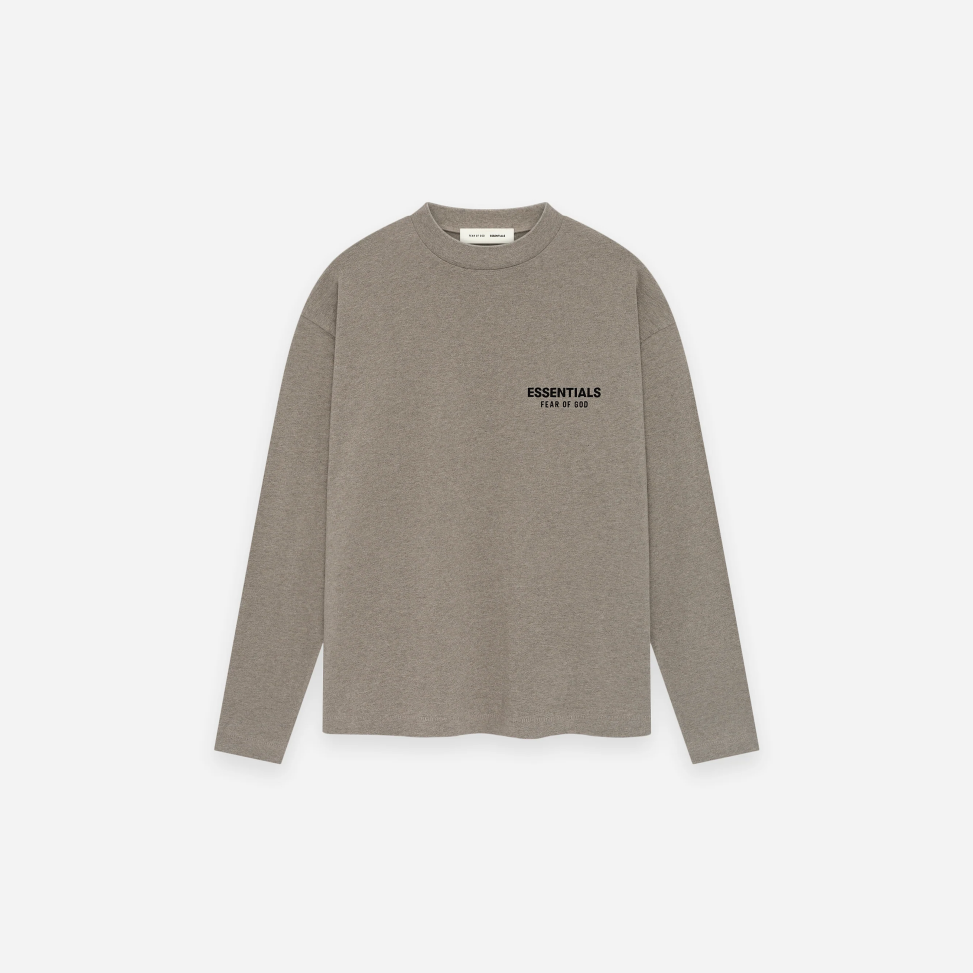 Fear Of God Essentials SS25 Classic Long Sleeve Tee Homestead Heather