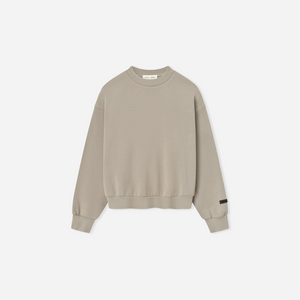 Fear Of God Essentials SS25 Classic Fleece Crewneck- Timber