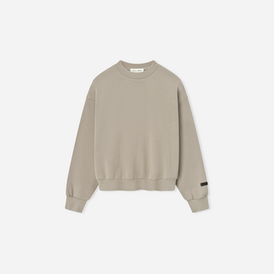 Fear Of God Essentials SS25 Classic Fleece Crewneck- Timber