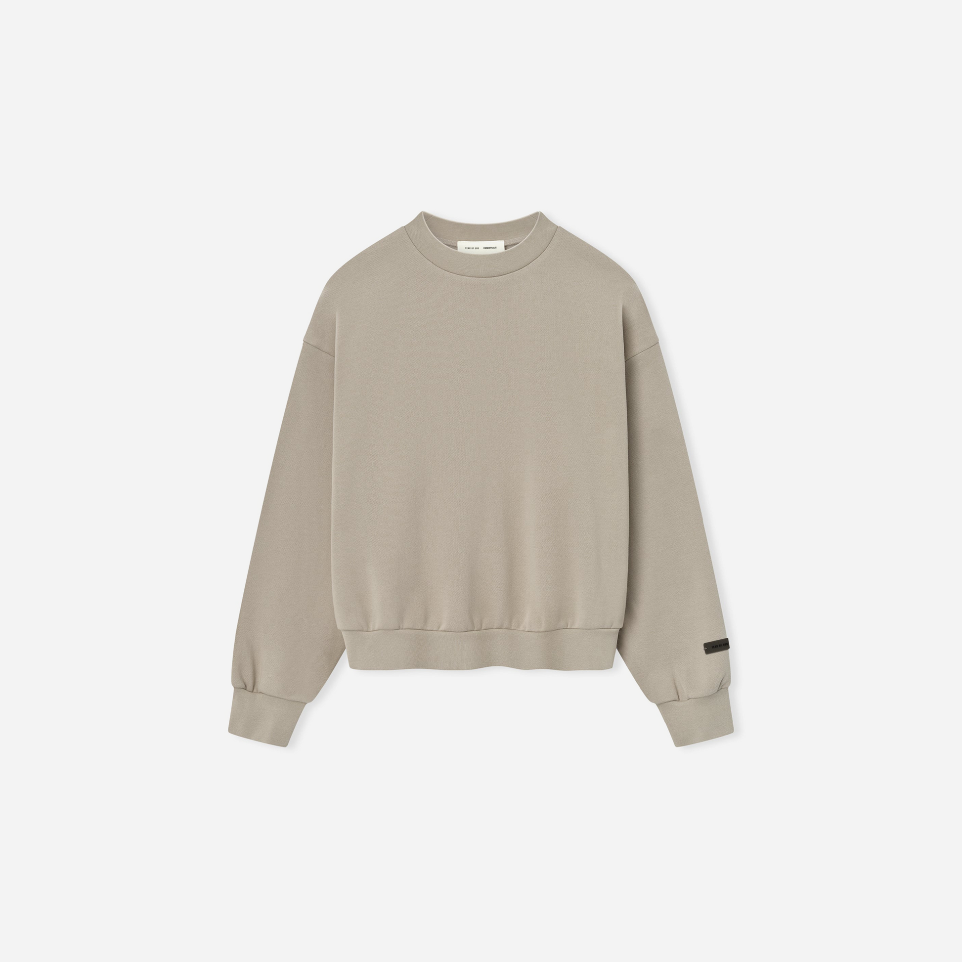 Fear Of God Essentials SS25 Classic Fleece Crewneck- Timber