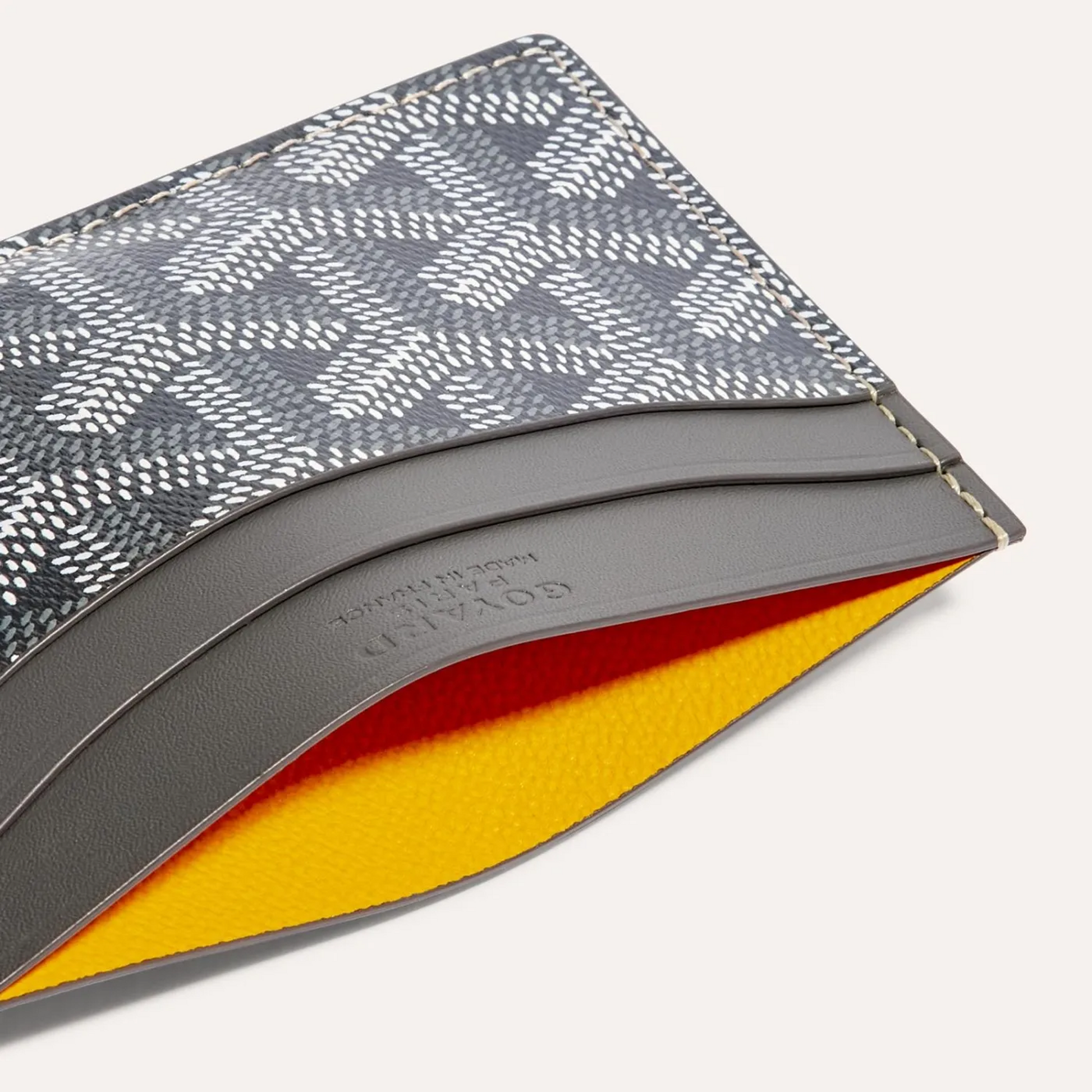 Goyard Saint-Sulpice Card Wallet Grey