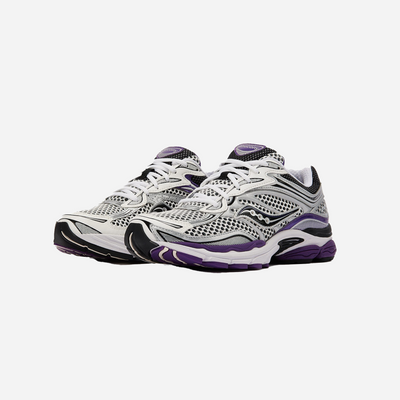 Saucony ProGrid Omni 9 White Black Silver Purple
