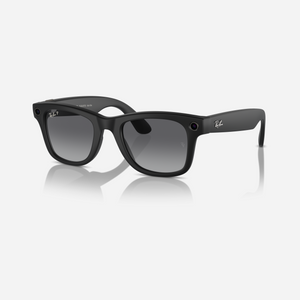 Ray-Ban Meta Wayfarer Large Matte Black Graphite Gradient Polarized