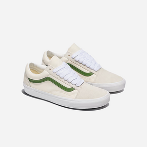 Vans Old Skool Shoe Marshmallow White / Green