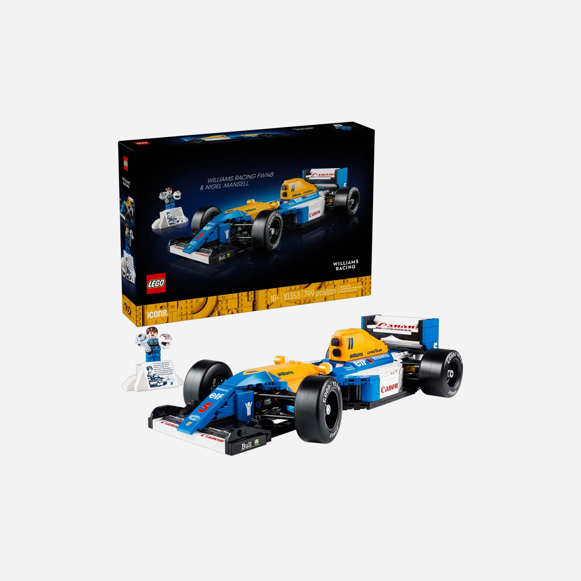 LEGO X F1 Williams Racing FW14B & Nigel Mansell