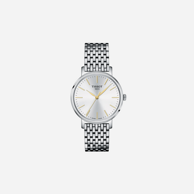 Tissot Everytime White Dial 34mm Stainless Steel Quartz Watch